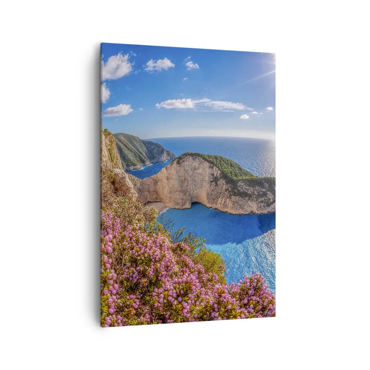 Lærredstryk - Billede på lærred - Min store græske ferie - 70x100 cm