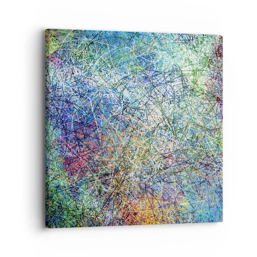 Lærredstryk - Billede på lærred - Så enkelt er det ikke - 30x30 cm