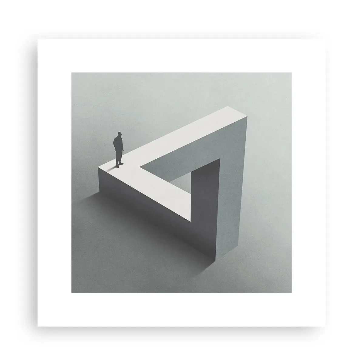 Plakat - Og dog er det muligt - 30x30 cm