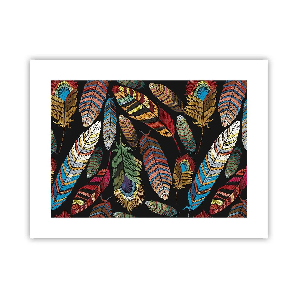 Plakat - Fuglekarneval - 40x30 cm