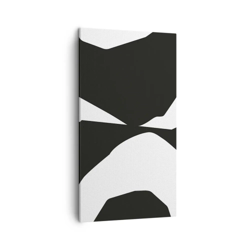 Lærredstryk - Billede på lærred - Positiv-negativ - 45x80 cm