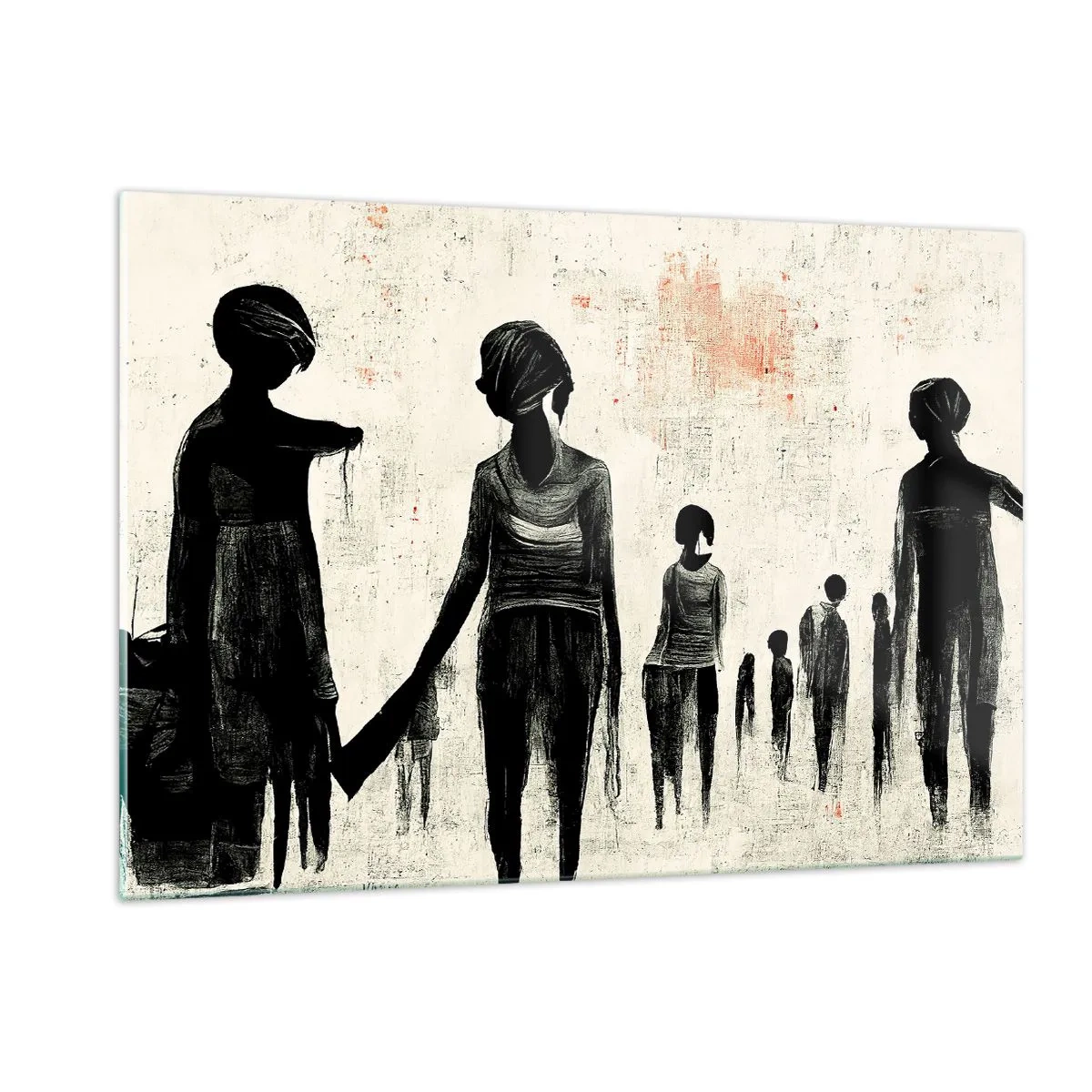 Billede på glas - Mod ensomhed - 120x80 cm