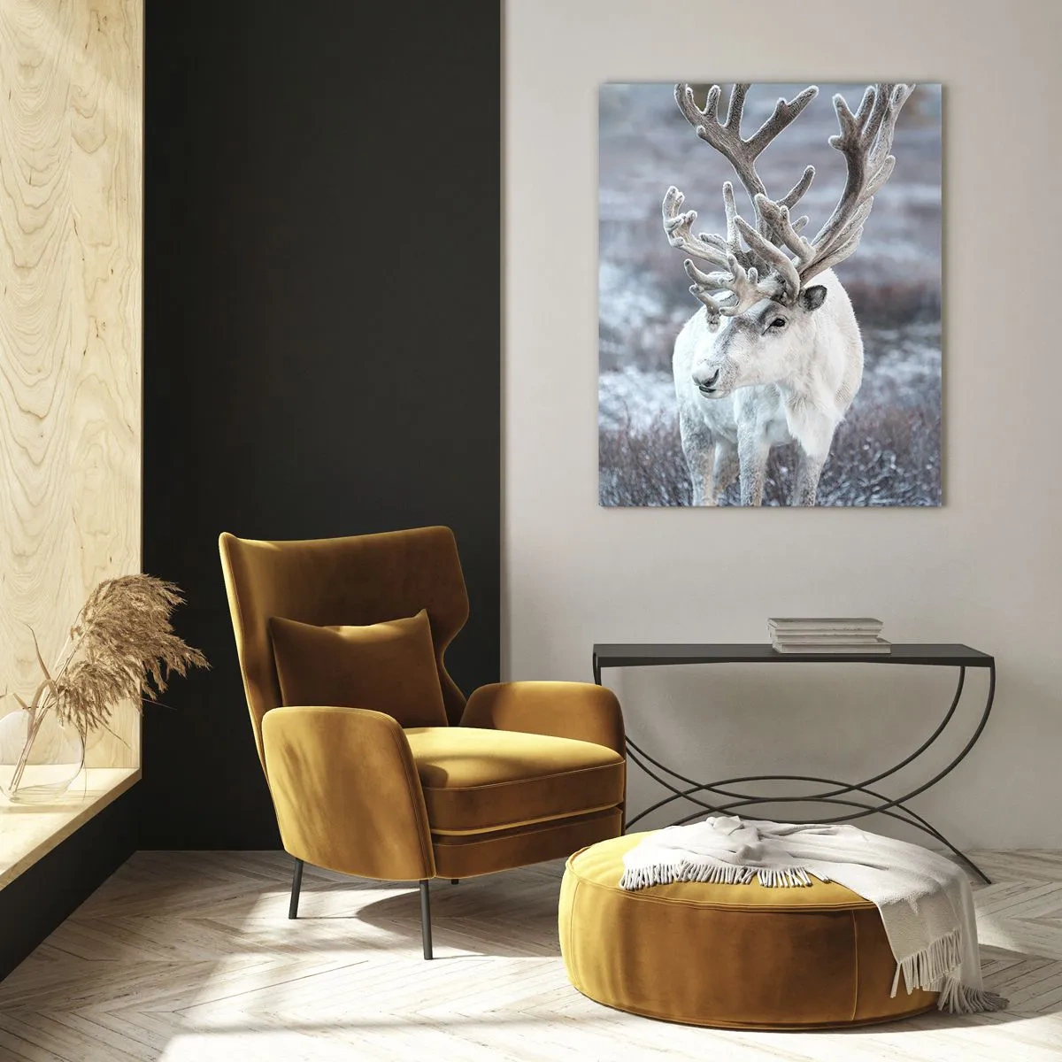 Billede på glas - Portræt i solen - 80x120 cm