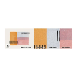 Fototapet Prøve Standard Eco - Fra hjørne til hjørne - Abstraktion, Stykke, Minimalisme - 100x30 cm