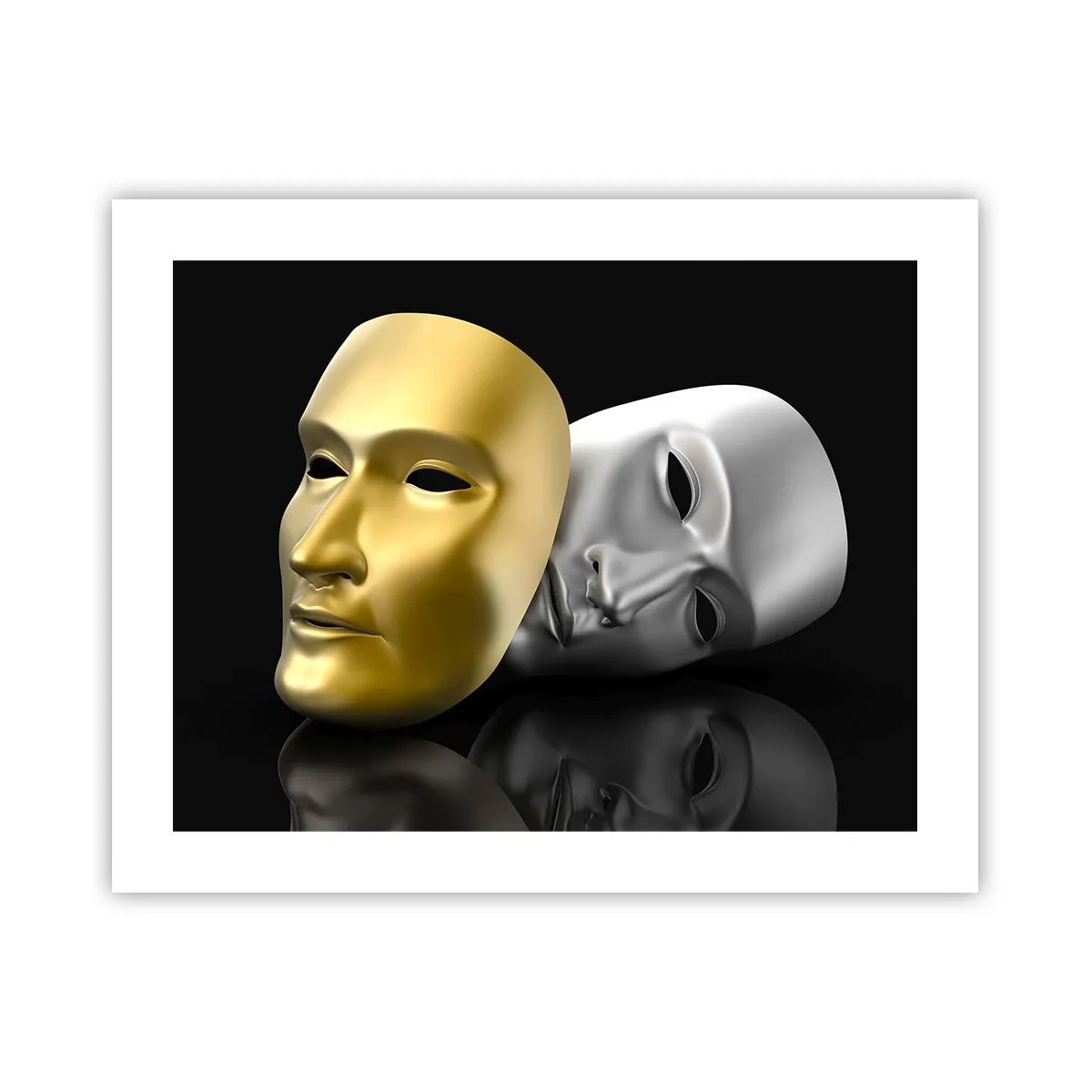 Plakat - Livet er teater - 50x40 cm