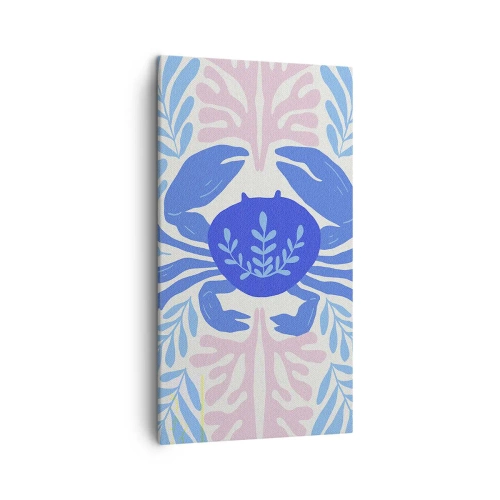 Lærredstryk - Billede på lærred - Som en havblomst - 45x80 cm