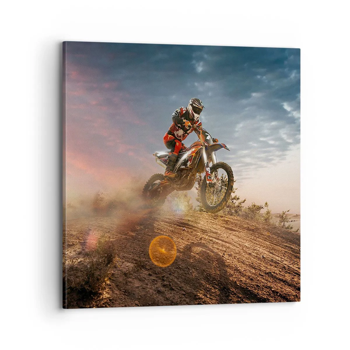 Lærredstryk - Billede på lærred - For sejren - 70x70 cm