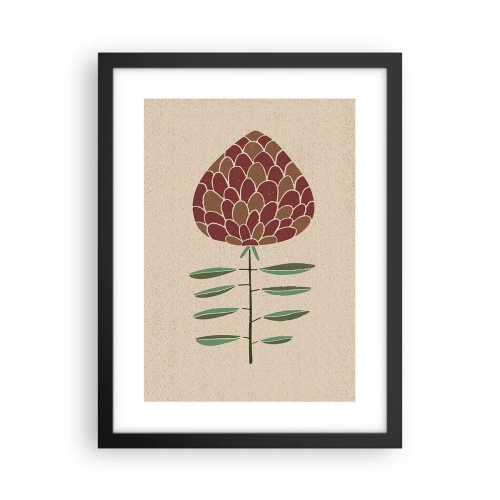 Plakat i sort ramme - Som en stor pind - 30x40 cm
