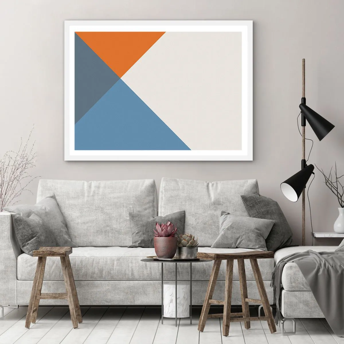 Plakat i hvid ramme - Med hensyn til ... - 50x40 cm