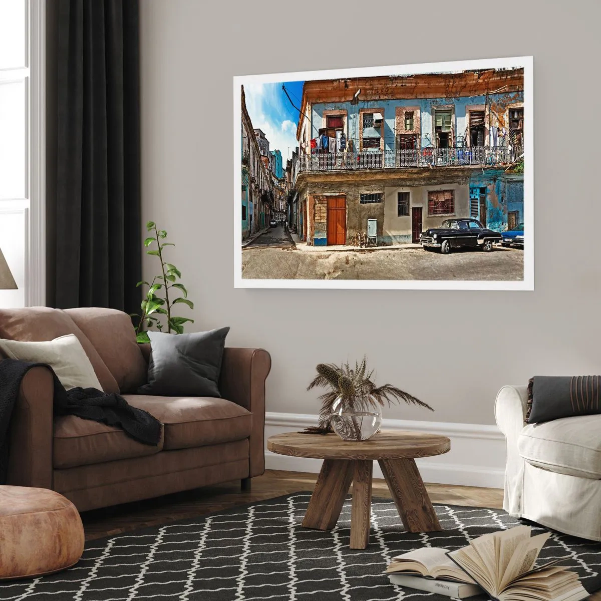 Plakat - Havana stemning - 100x70 cm