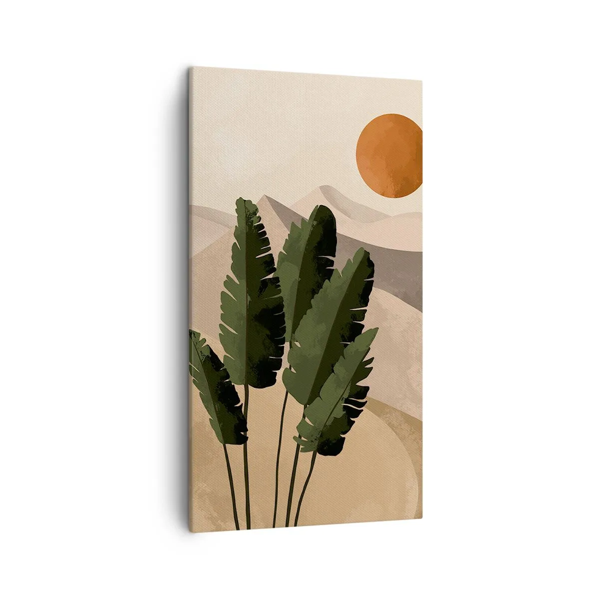 Lærredstryk - Billede på lærred - Livets triumf - 45x80 cm