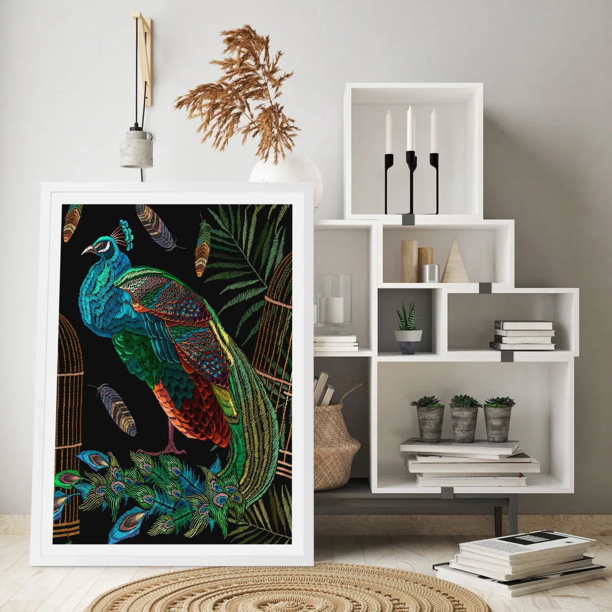 Plakat i hvid ramme - I kongelige gevandter - 70x100 cm