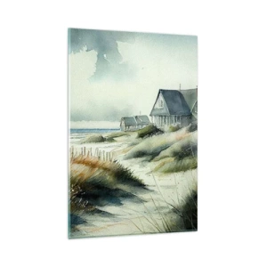 Billede på glas - Væk fra trængsel og travlhed - 80x120 cm