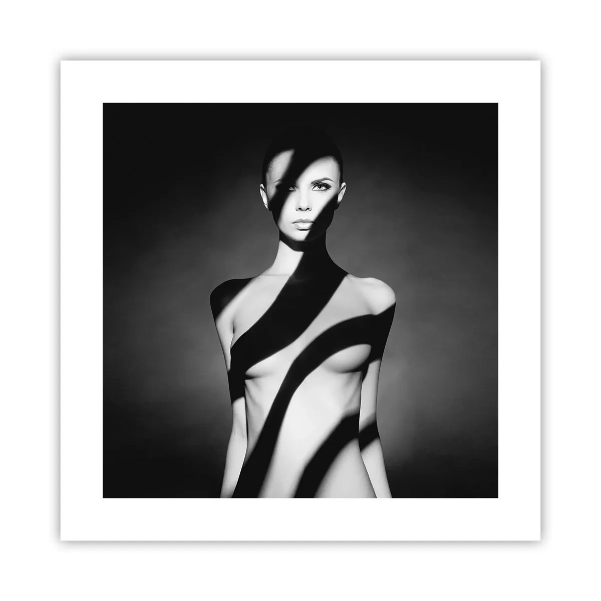 Plakat - I blænding og skygge - 40x40 cm