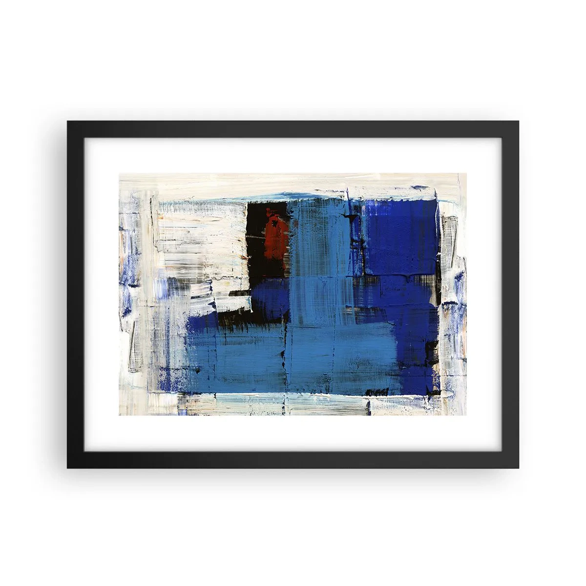 Plakat i sort ramme - Det blås hemmelighed - 40x30 cm