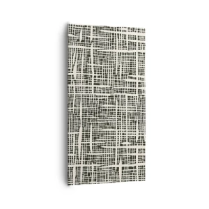 Lærredstryk - Billede på lærred - En sammensætning vævet - 65x120 cm