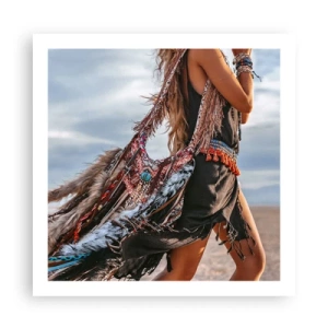 Plakat - Shamanens pige - 60x60 cm