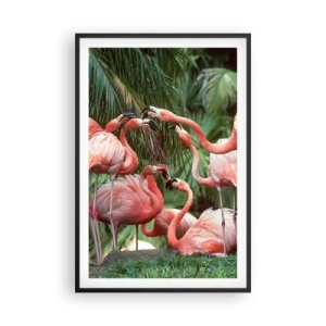 Plakat i sort ramme - Sladder om eftermiddagen - 61x91 cm