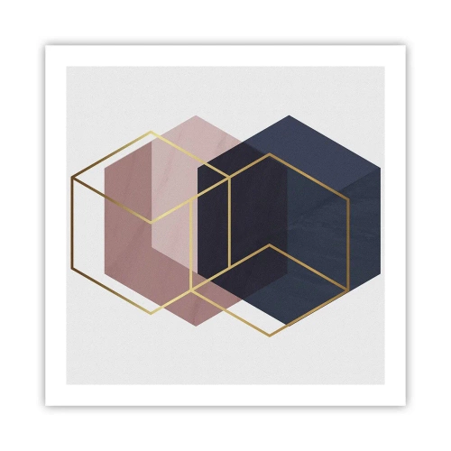 Plakat - Styrken ved enkelhed - 60x60 cm
