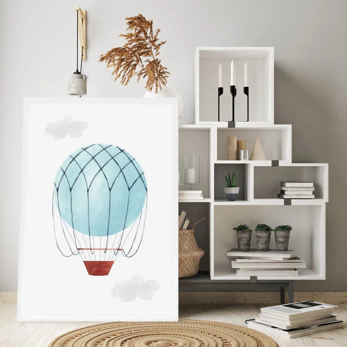 Plakat - Alt i skyerne - 70x100 cm