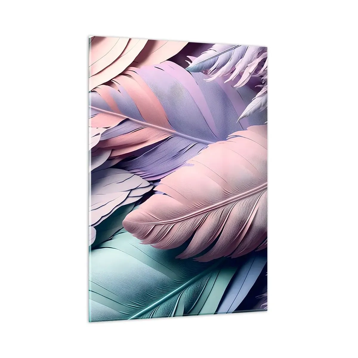 Billede på glas - Chik fugl - 50x70 cm