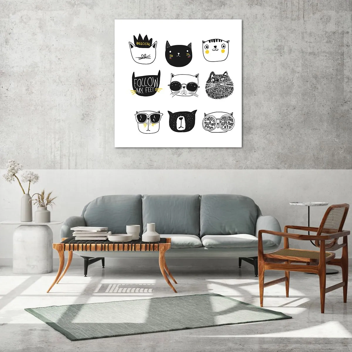Billede på glas - Alle andre - 70x70 cm