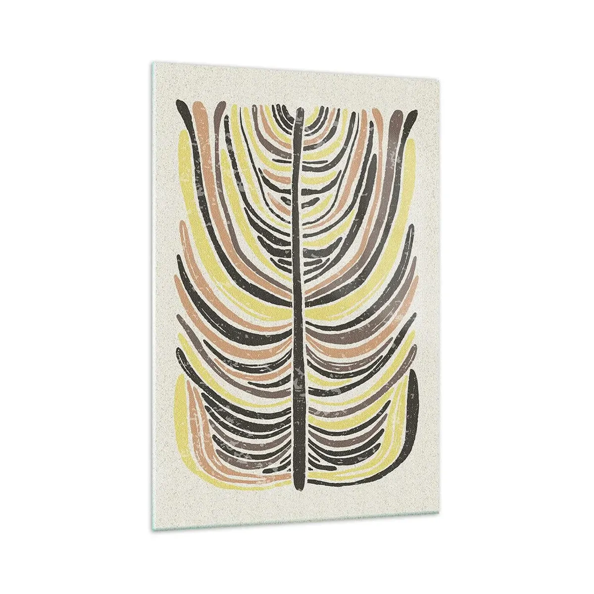 Billede på glas - Levende abstraktion - 70x100 cm