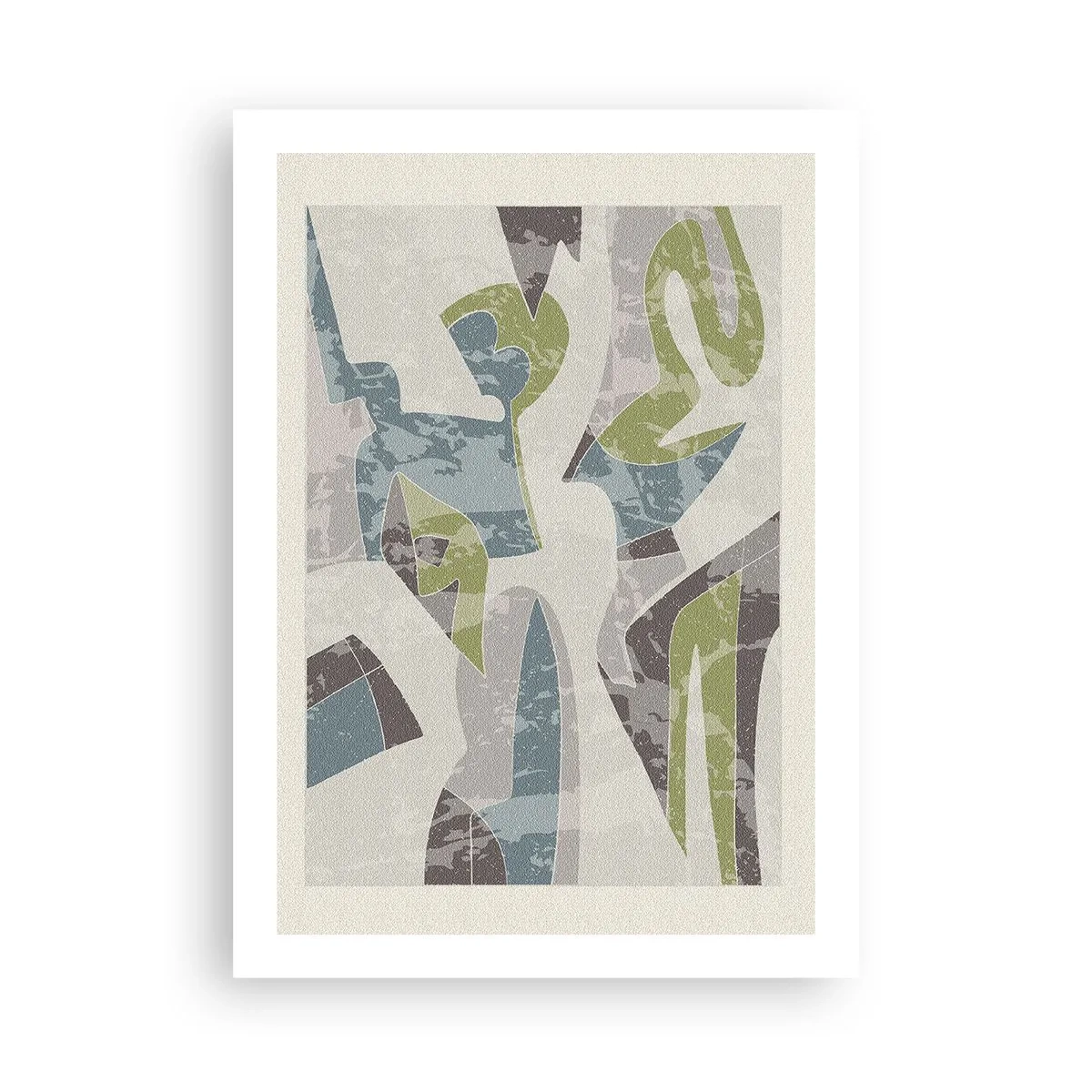 Plakat - Komposition bag glas - 50x70 cm