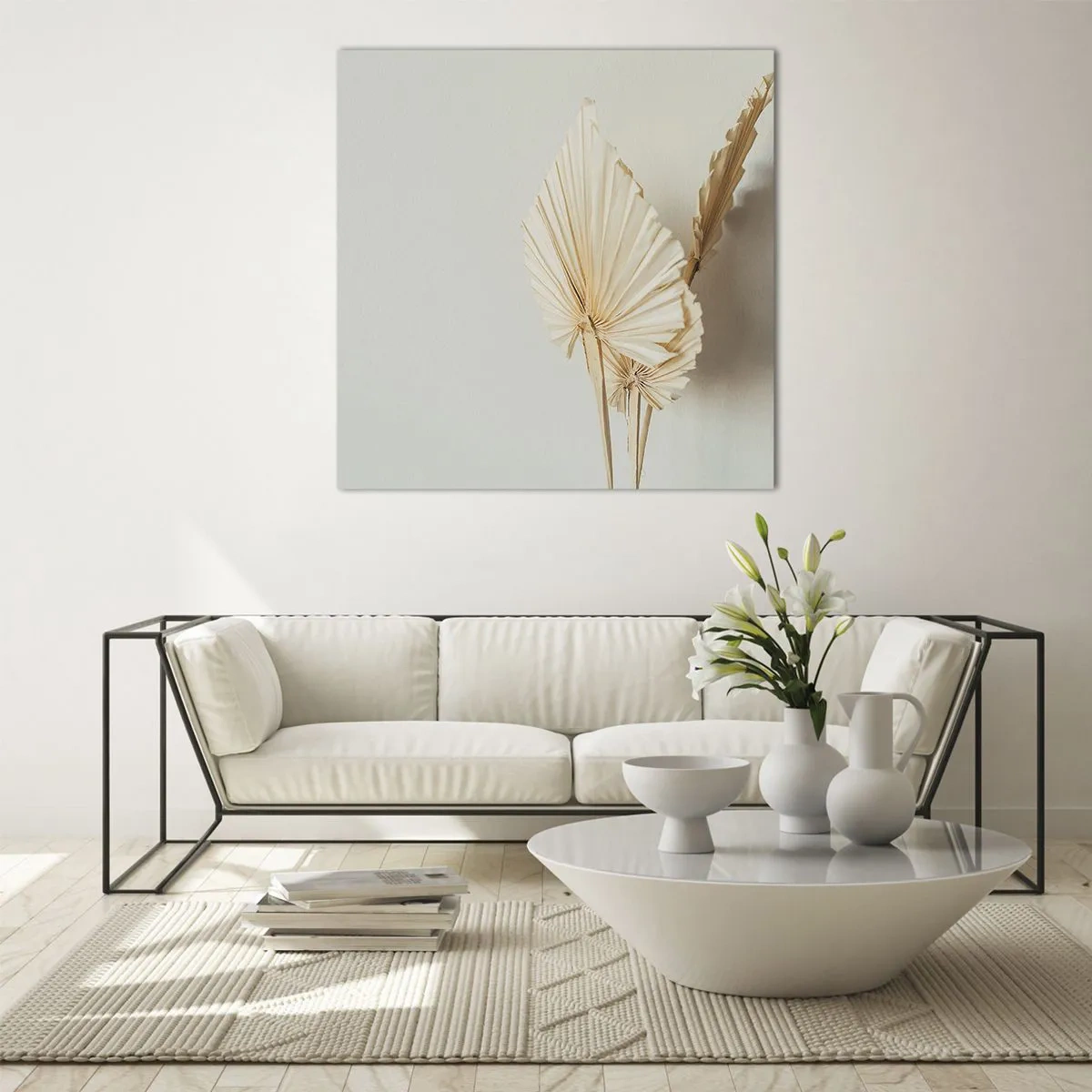 Billede på glas - Når du har brug for trøst - 70x70 cm