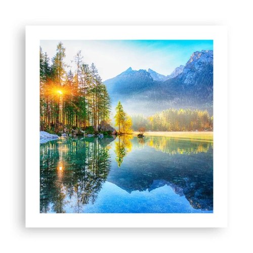 Plakat - Majestæt og sødme - 50x50 cm