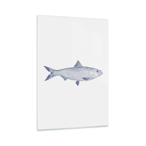 Billede på glas - Hilsner fra de nordlige have - 80x120 cm