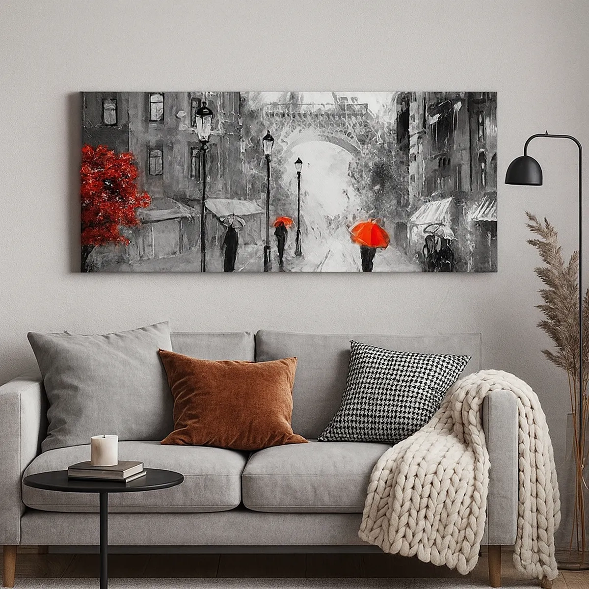 Lærredstryk - Billede på lærred - Alle veje fører til den - 30x30 cm