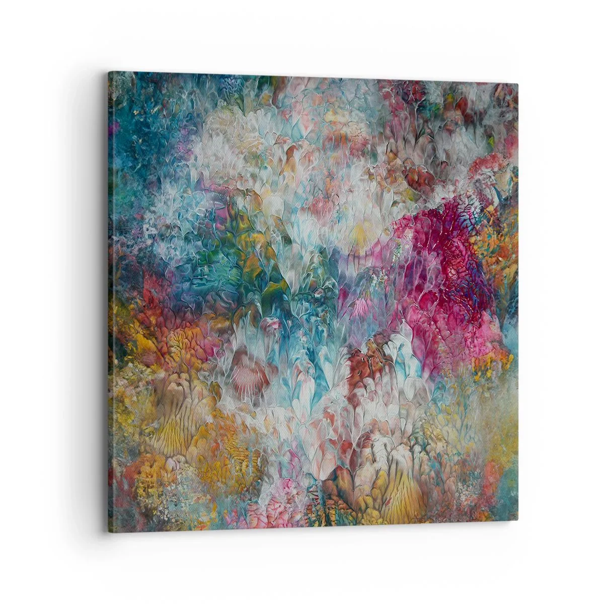Lærredstryk - Billede på lærred - I fuldt flor - 70x70 cm