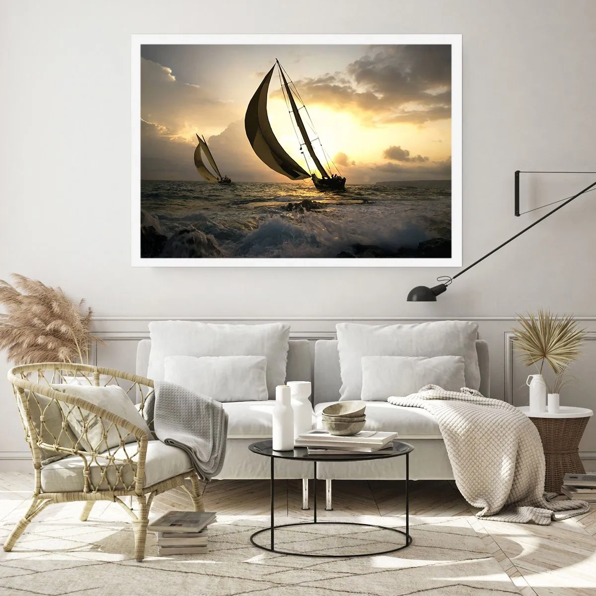 Plakat - I medvind og modvind - 40x30 cm