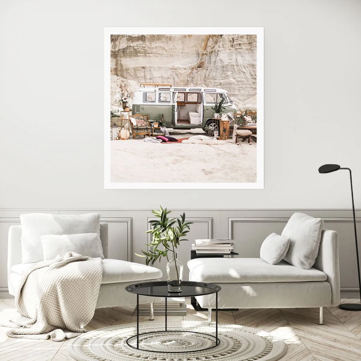 Plakat - Tid til at starte rejsen - 40x40 cm