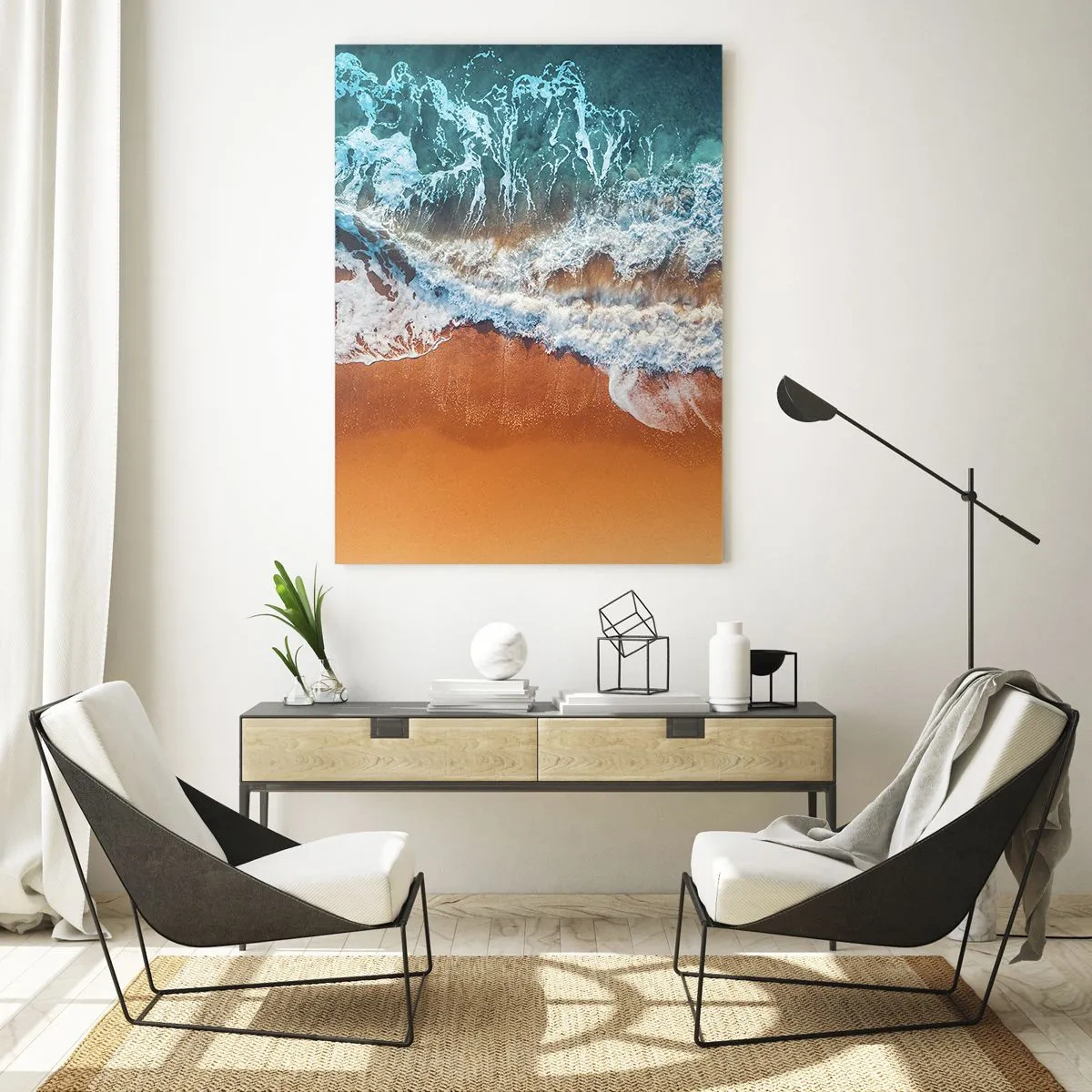 Billede på glas - Altid i tandem - 50x70 cm