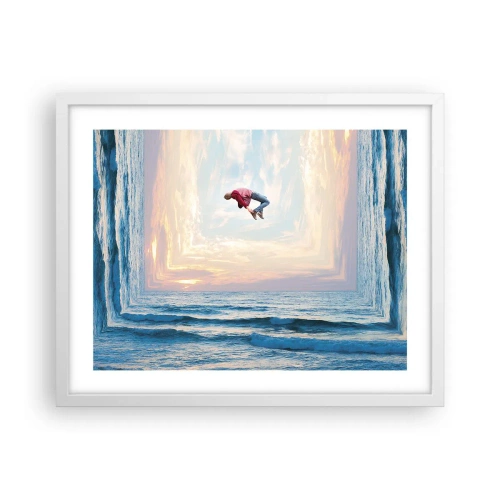 Plakat i hvid ramme - Til en anden dimension - 50x40 cm