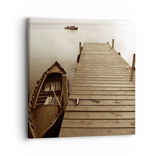 Lærredstryk - Billede på lærred - Stor fred - 40x40 cm