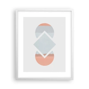 Plakat i hvid ramme - Situationen er klar - 40x50 cm