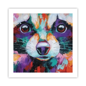 Plakat - Kun gode følelser - 50x50 cm