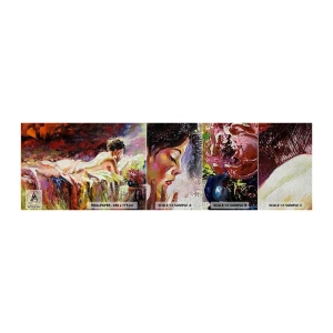Prøve Fototapet Premium Sand - Eftertænksom Venus - Kvinde, Legeme, Stykke - 100x30 cm