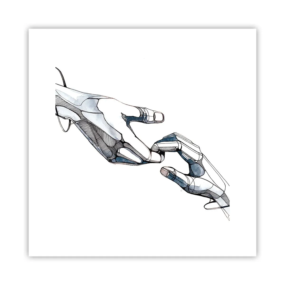 Plakat - En god gestus - 30x30 cm