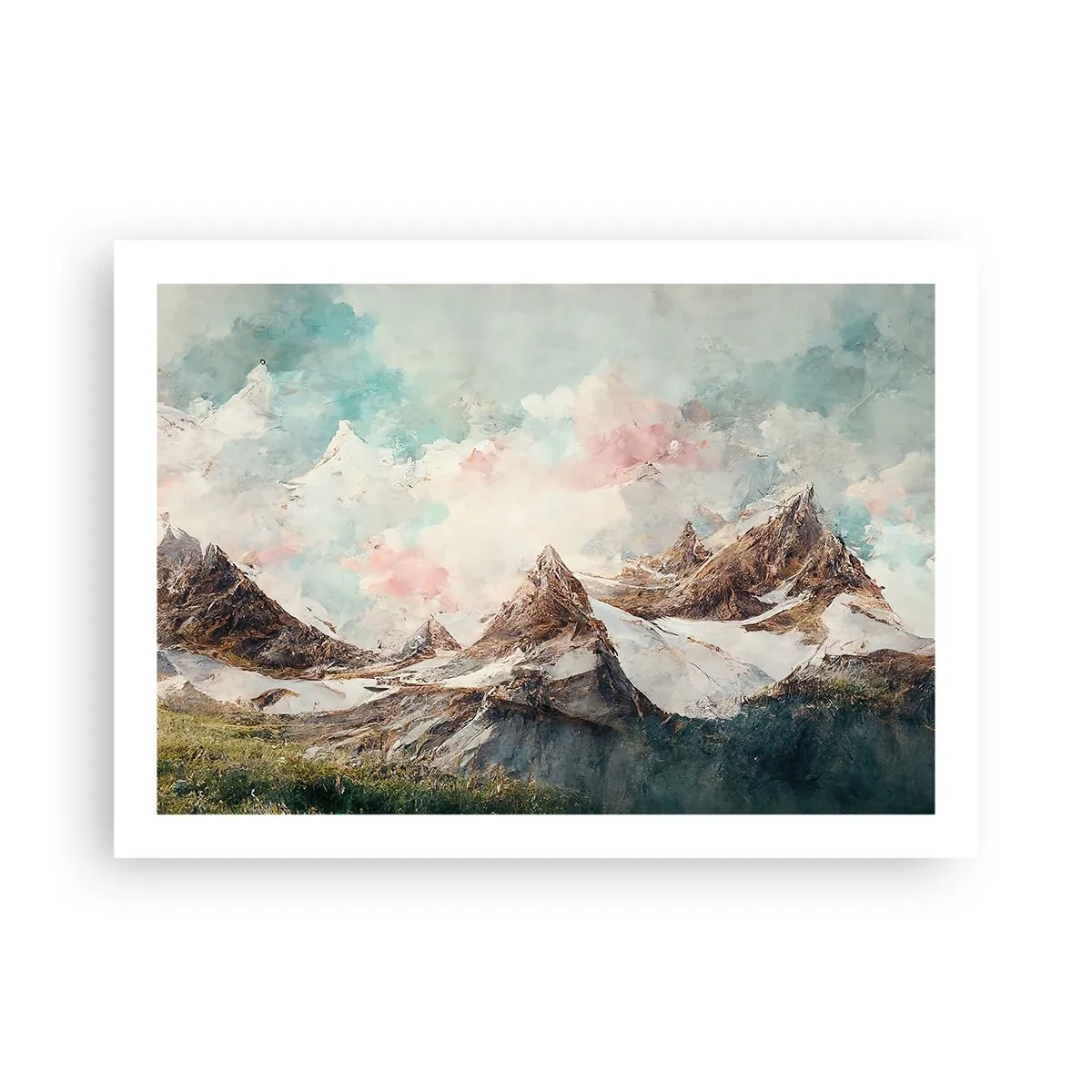 Plakat - Stenede knive - 70x50 cm