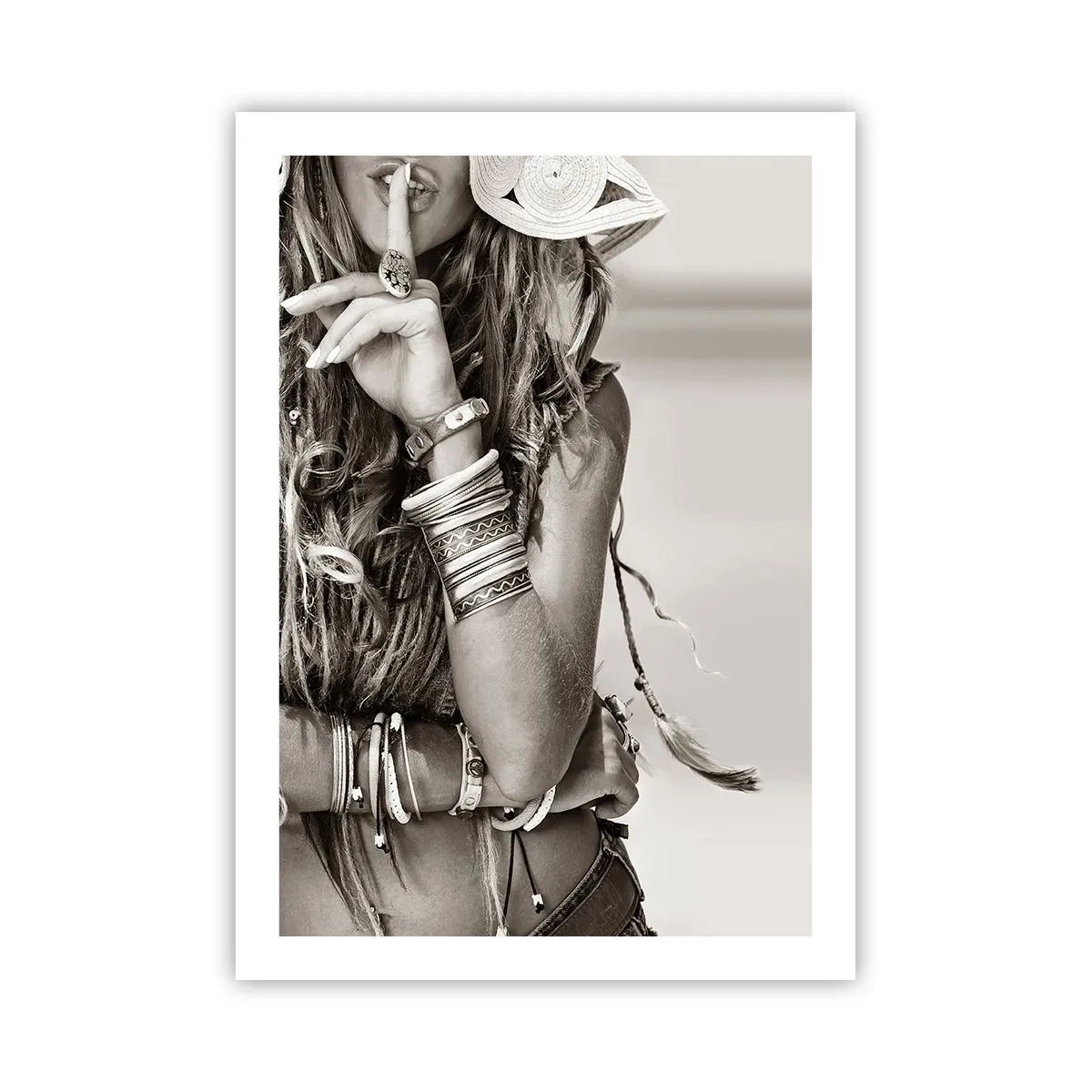 Plakat - Som en pige - 50x70 cm