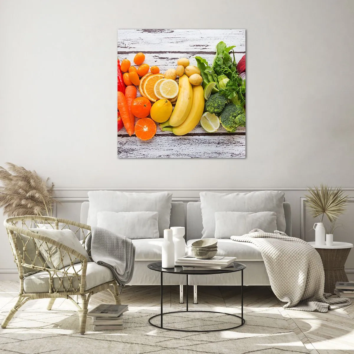 Billede på glas - Er det ikke nok? - 70x70 cm