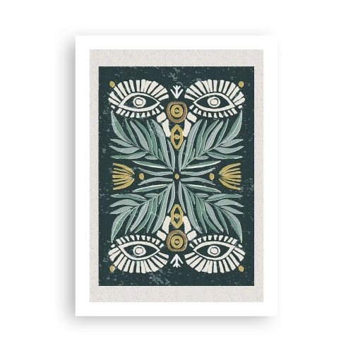 Plakat - Som en folkeudskæring - 50x70 cm