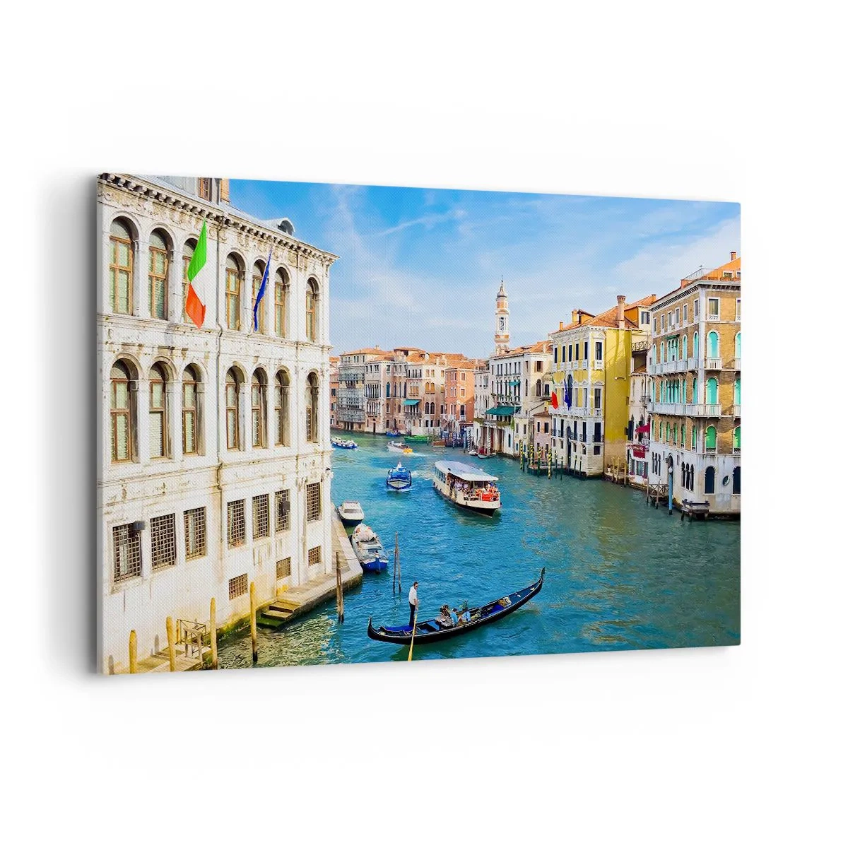 Lærredstryk - Billede på lærred - Den eneste trafik i verden - 120x80 cm