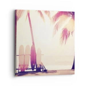 Lærredstryk - Billede på lærred - Det bliver en fantastisk dag - 30x30 cm