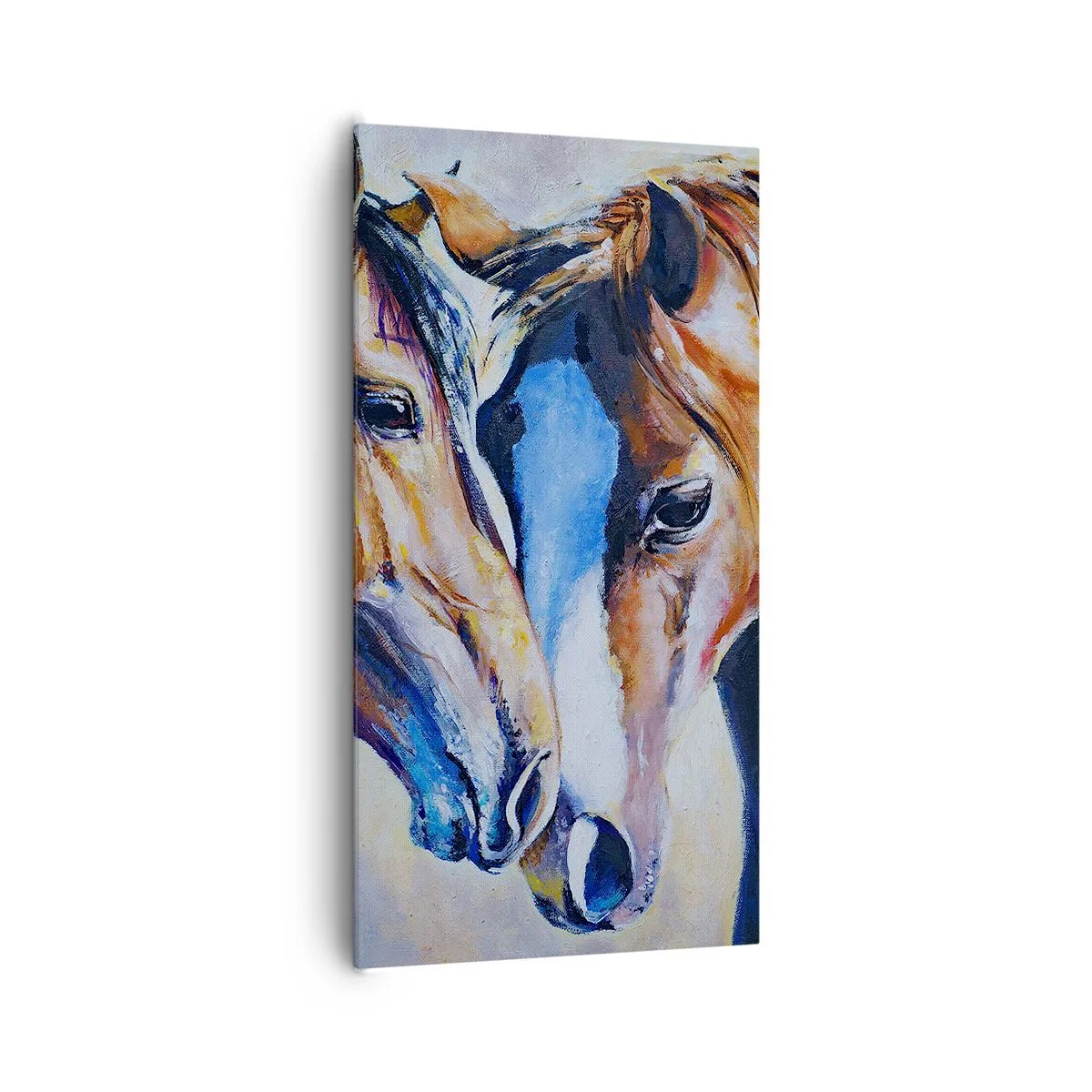 Lærredstryk - Billede på lærred - Er det venskab, er det kærlighed? - 65x120 cm