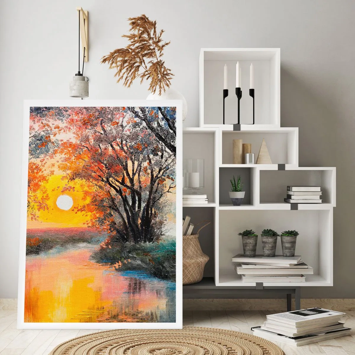Plakat - Efterårs atmosfære - 61x91 cm